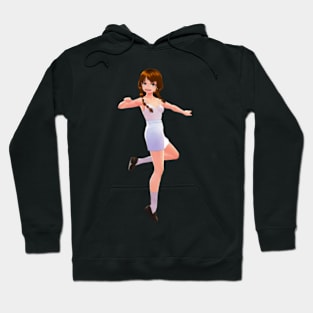 Dancing Redhead Anime Girl Hoodie